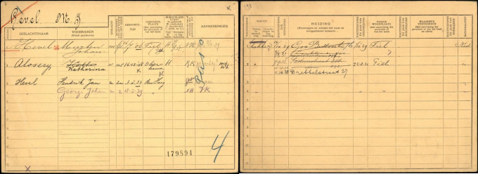 Giấy khai sinh của ông, bà của Hector Hevel. Ảnh: Wiewaswie