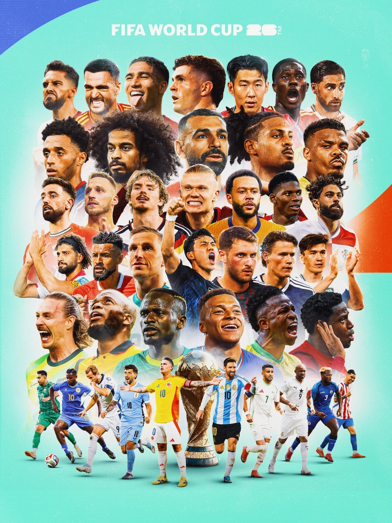 FIFA lại tiếp tục 'cà khịa' Ronaldo trong poster mới 1 Ronaldo không có trong poster quảng bá World Cup 2026 - Báo VnExpress Thể thao