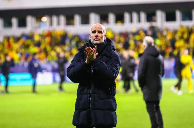 HLV Pep Guardiola phản ứng sau trận HLV Pep Guardiola phản ứng sau trận