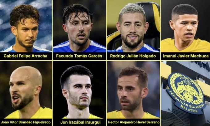Bảy cầu thủ nhập tịch Malaysia bị FIFA cấm thi đấu 1 năm.