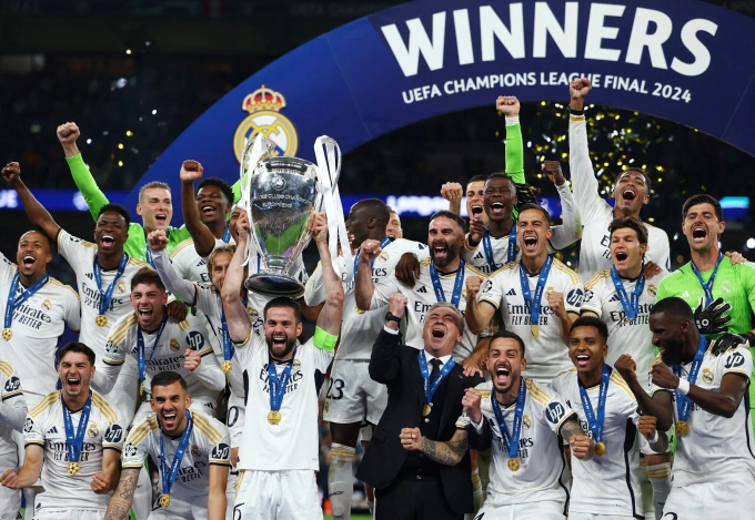 Real Madrid đăng quang Champions League 2024 Real Madrid vô địch Champions League 2024