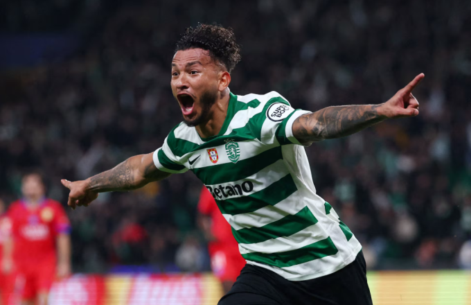 Luis Suarez ăn mừng bàn thắng quyết định trận Sporting thắng PSG tại Champions League Luis Suarez mừng bàn ấn định tỷ số trong trận Sporting thắng PSG 2-1 ở lượt bảy vòng bảng Champions League trên sân Jose Alvalade, Lisbon, Bồ Đào Nha ngày 20/1/2026.