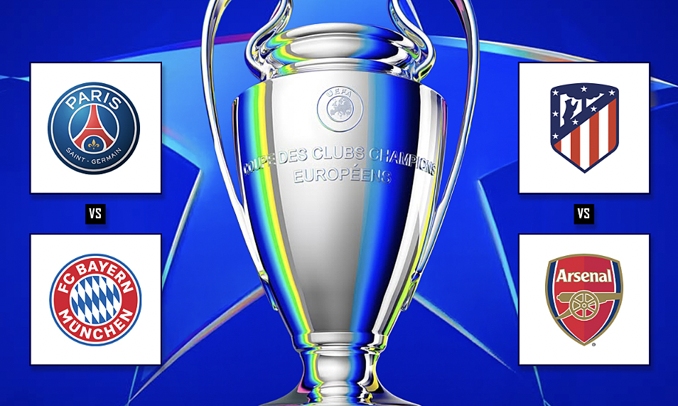 Xác định hai cặp đấu bán kết Champions League