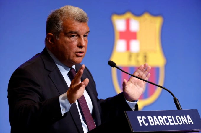 Chủ tịch Barca, Joan Laporta Chủ tịch Barca, Joan Laporta. Ảnh: Reuters