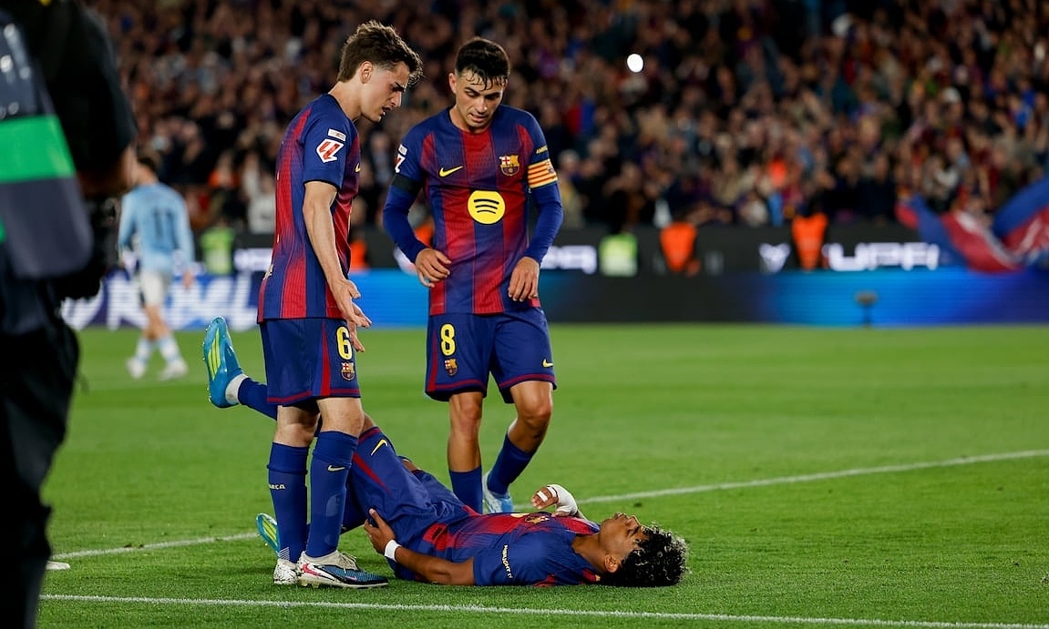 Yamal chấn thương khi Barca tiến gần ngôi vương La Liga