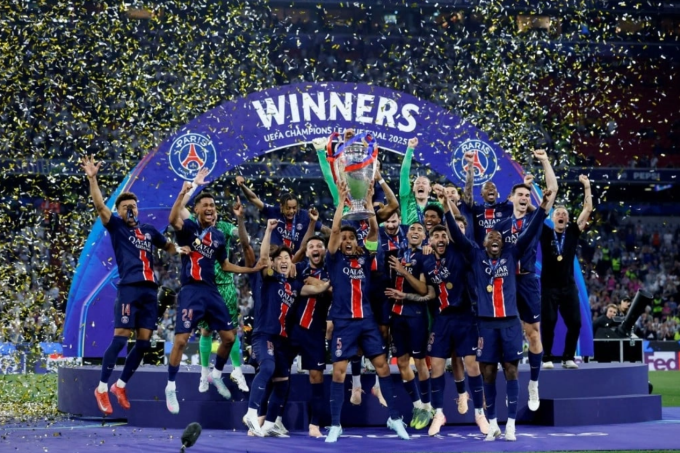 PSG lần đầu vô địch Champions League mùa 2024-2025. PSG lần đầu đăng quang Champions League mùa giải 2024-2025