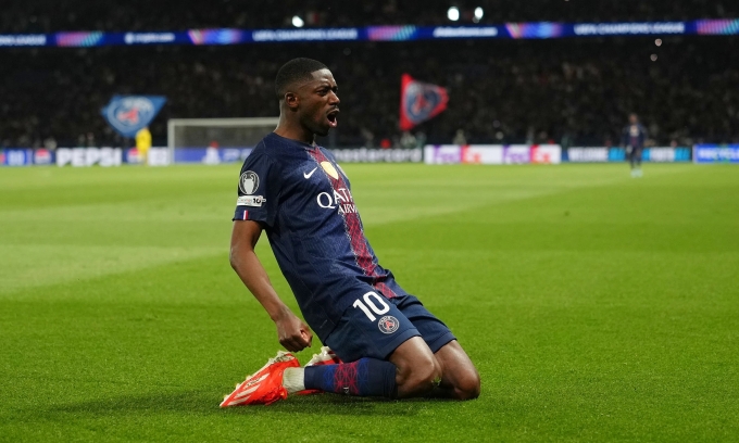 Dembele tỏa sáng với cú đúp và đường kiến tạo trước Bayern Dembele ghi hai bàn và kiến tạo cho PSG