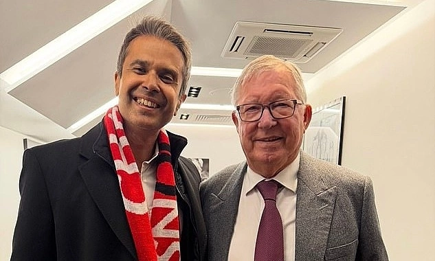 HLV Alex Ferguson trong ảnh chụp ngày 3/5/2026. Ảnh: Twitter