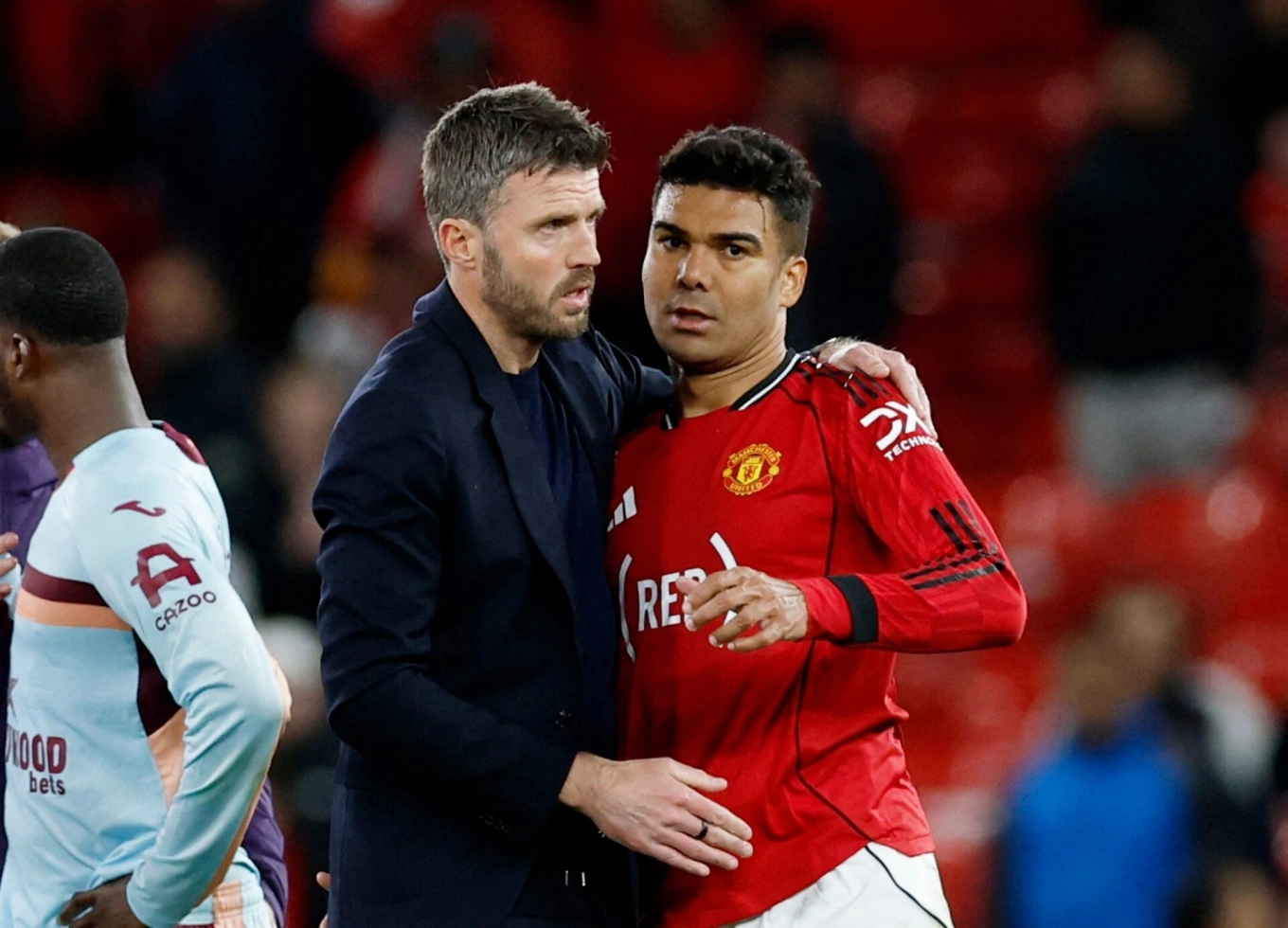Casemiro trở thành một hạt nhân của Man Utd dưới thời Michael Carrick. Ảnh: Reuters