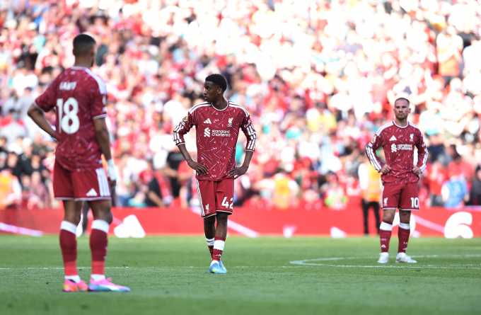 Phản ứng của các cầu thủ Liverpool sau trận hòa Brentford 1-1 ở vòng 38 Ngoại hạng Anh 2025-2026. Các cầu thủ Liverpool phản ứng sau trận hòa Brentford