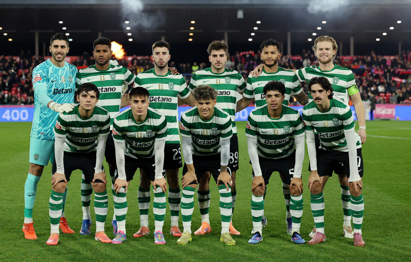 Đội hình xuất phát của Sporting Lisbon trước trận gặp Gil Vicente ngày 3/1/2026 ở giải VĐQG Bồ Đào Nha. Ảnh: Reuters