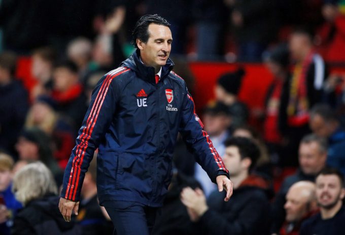 HLV Unai Emery thời còn dẫn dắt Arsenal trong trận đấu với Man Utd tại Old Trafford ngày 30/9/2019 HLV Unai Emery thời còn dẫn dắt Arsenal, trong trận đấu với Man Utd tại Old Trafford vào ngày 30/9/2019