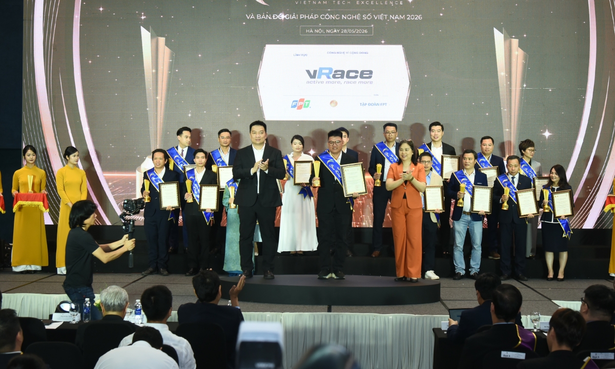 vRace lần đầu nhận giải Sao Khuê cho nền tảng thể thao cộng đồng