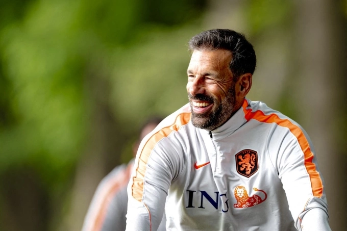Trợ lý Ruud van Nistelrooy tại trung tâm huấn luyện KNVB Campus Trợ lý Ruud van Nistelrooy ở trung tâm huấn luyện KNVB Campus, Zeist, Hà Lan ngày 31/3/2026.