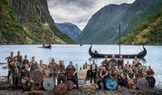 Tuyển Na Uy hóa thân chiến binh Viking trong bộ ảnh World Cup 2026. Đội tuyển Na Uy hóa trang thành chiến binh Viking