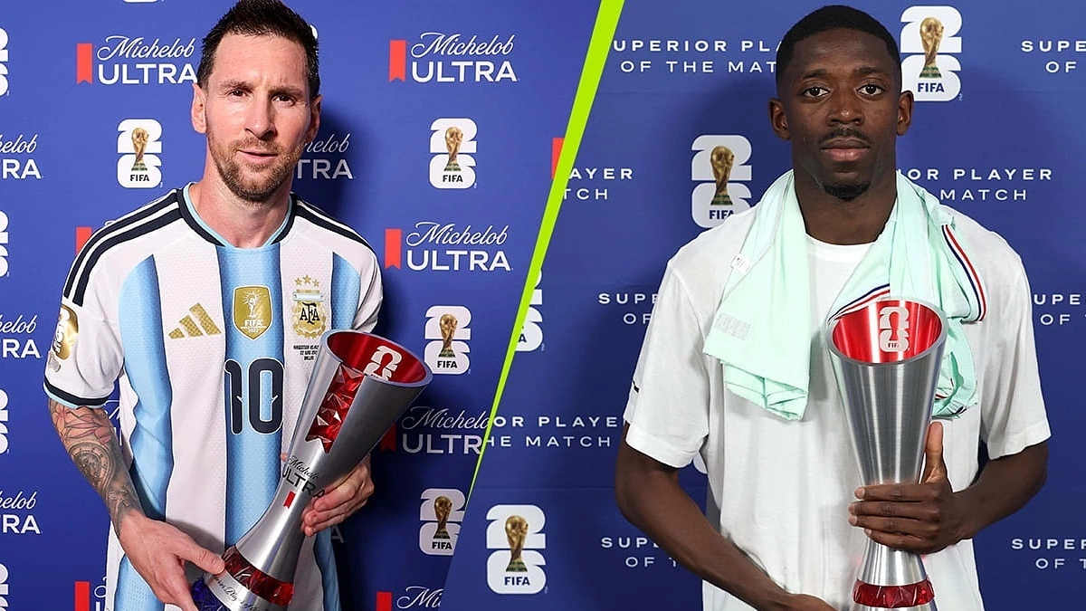 Vì sao giải thưởng Cầu thủ hay nhất của Messi khác Dembele?