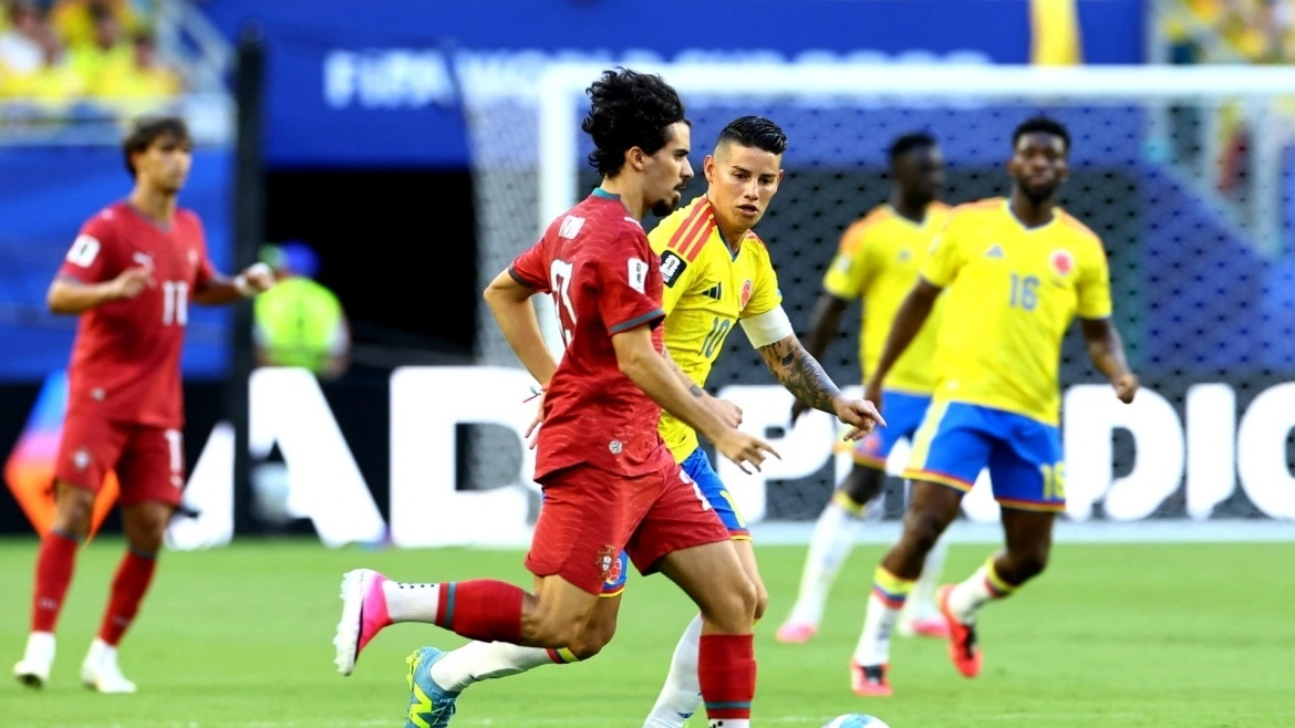 Colombia 0-0 Bồ Đào Nha (H1): Nhập cuộc chủ động