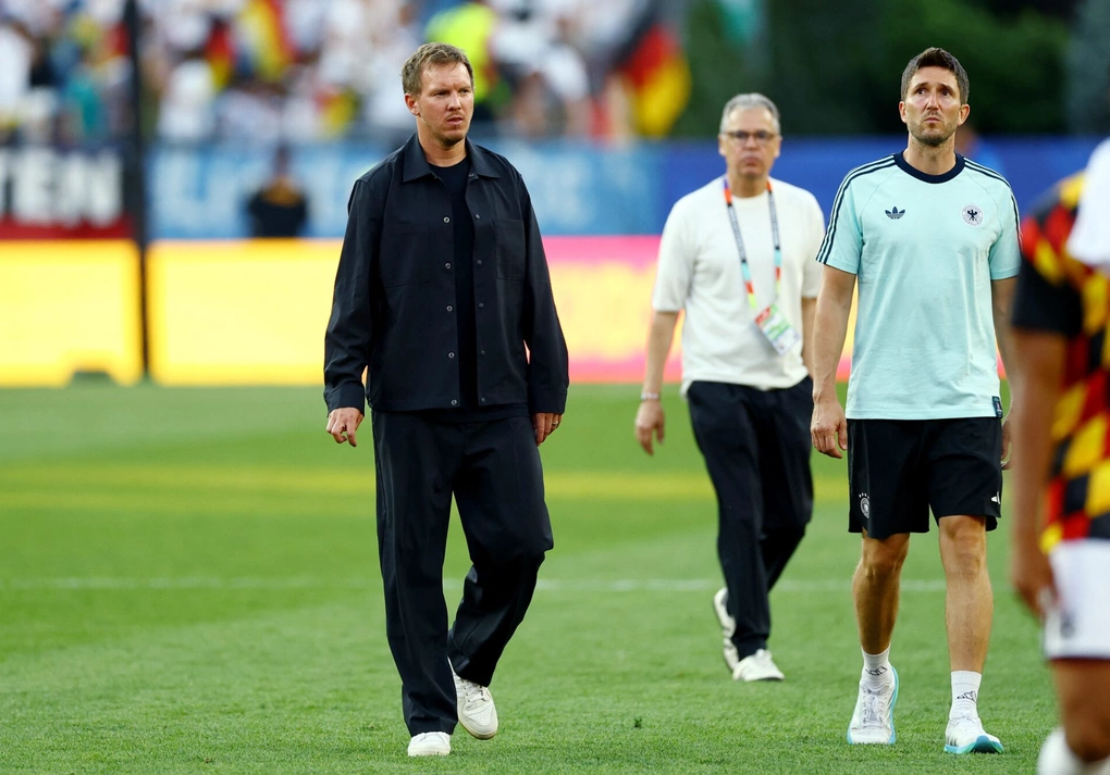 HLV Julian Nagelsmann sau khi Đức bị Paraguay loại khỏi World Cup 2026 ở vòng 1/16 trên sân Boston, Foxborough, Massachusetts, Mỹ ngày 29/6/2026. Ảnh: Reuters