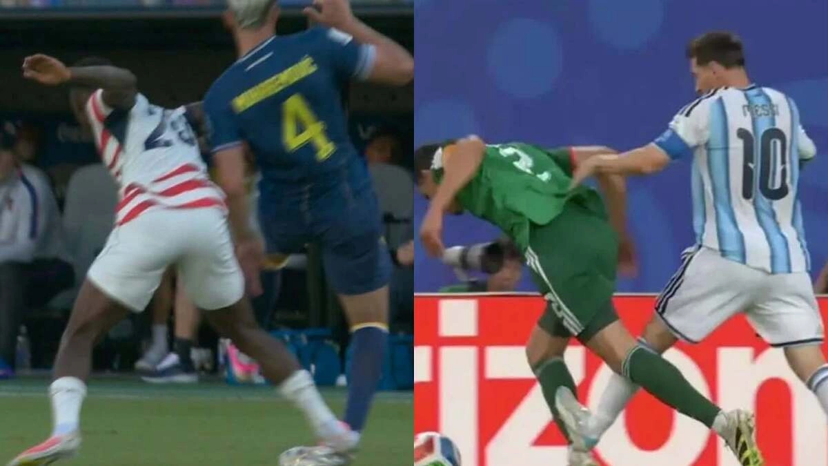 Messi bị réo tên khi tiền đạo Mỹ nhận thẻ đỏ ở World Cup