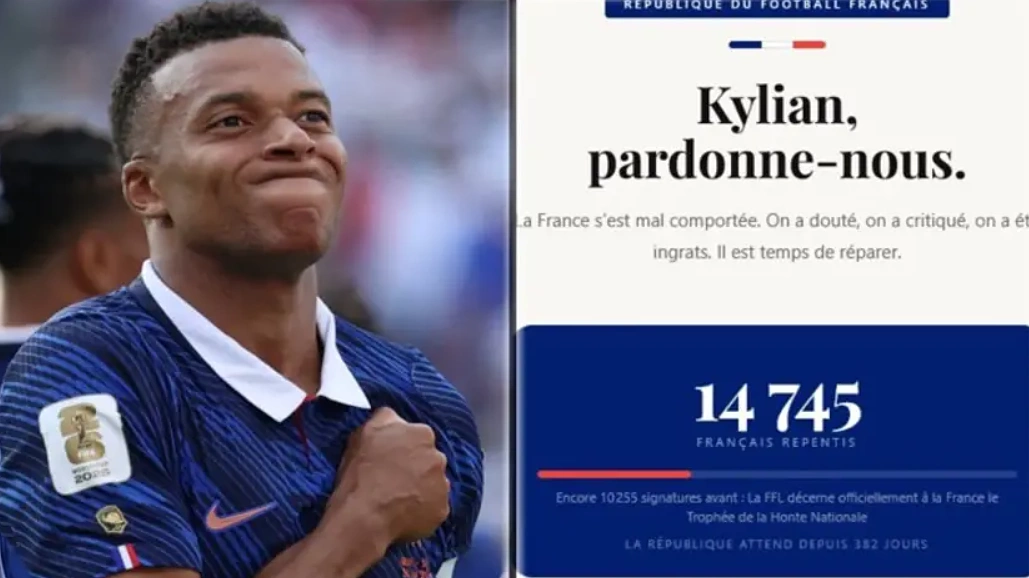 Hơn 14.500 người Pháp ký đơn xin lỗi Mbappe
