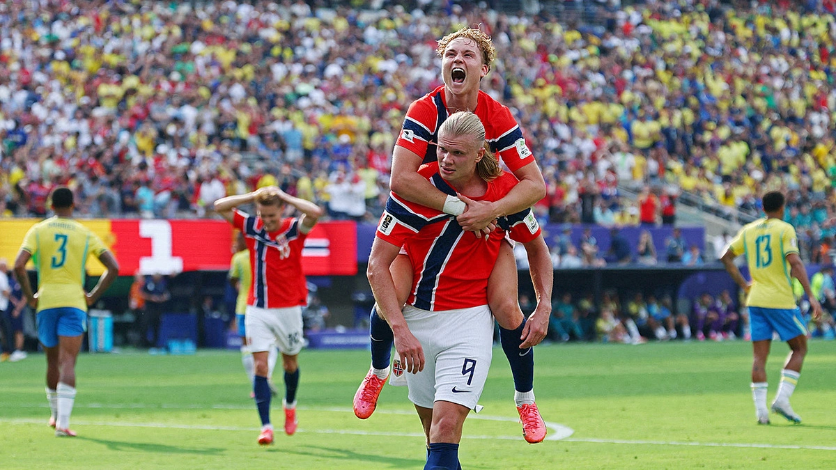 Haaland lập cú đúp, Na Uy loại Brazil ở World Cup 2026