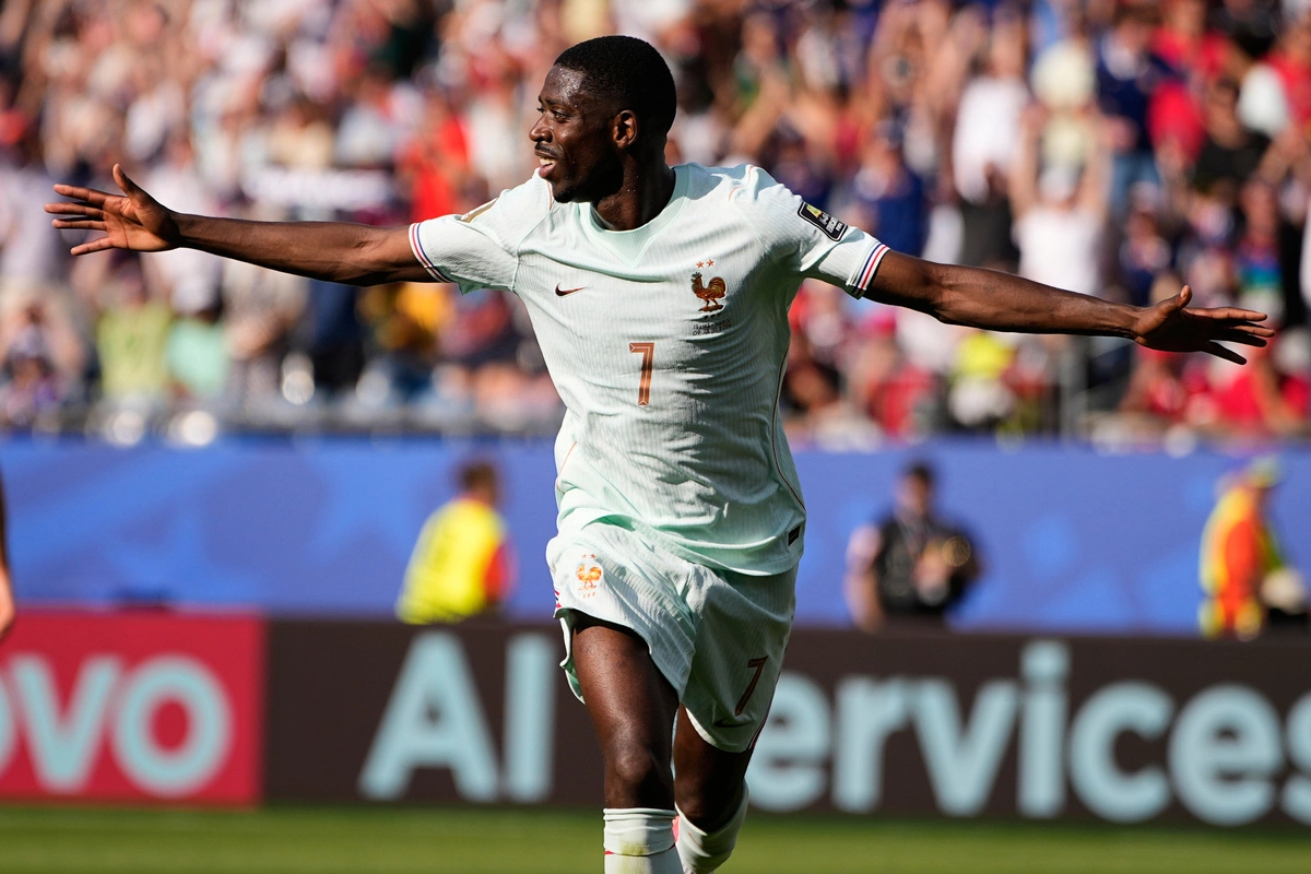 Ousmane Dembele (Pháp, PSG) Ousmane Dembele ăn mừng bàn thắng