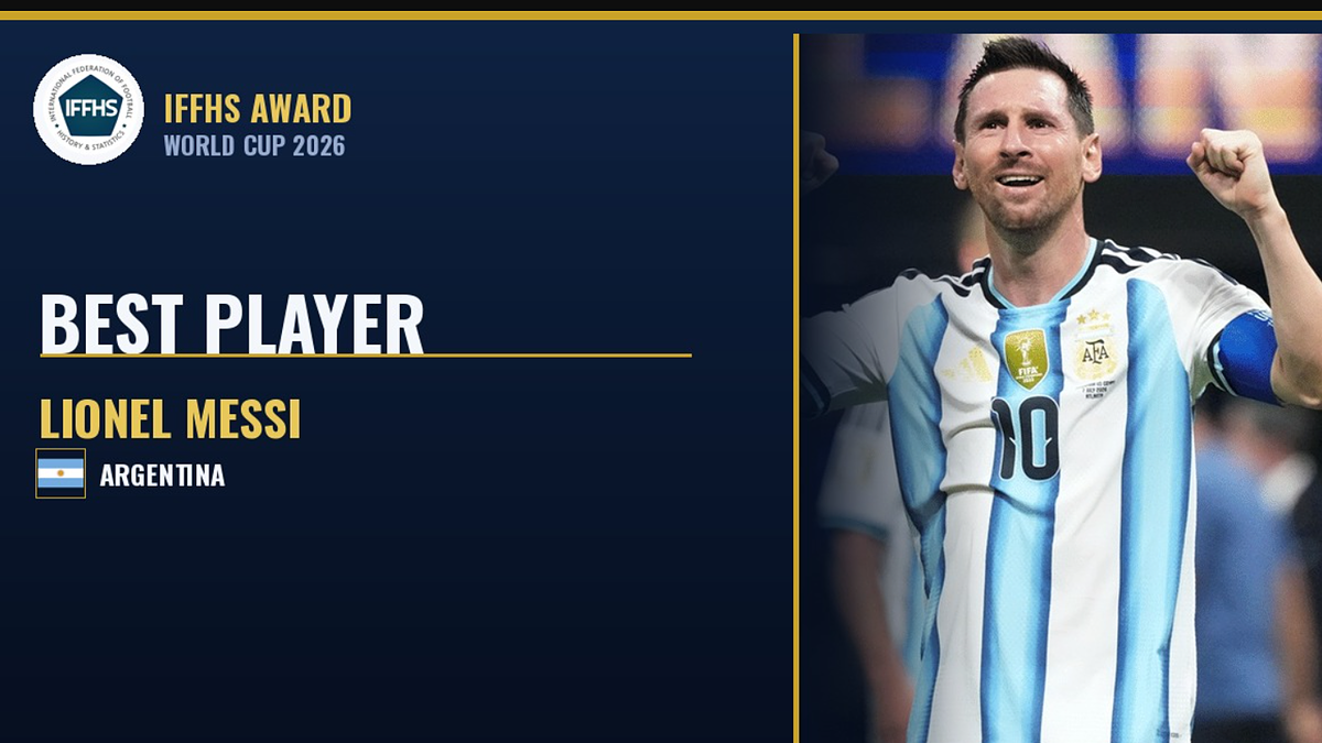 Messi được IFFHS vinh danh là Cầu thủ hay nhất World Cup 2026