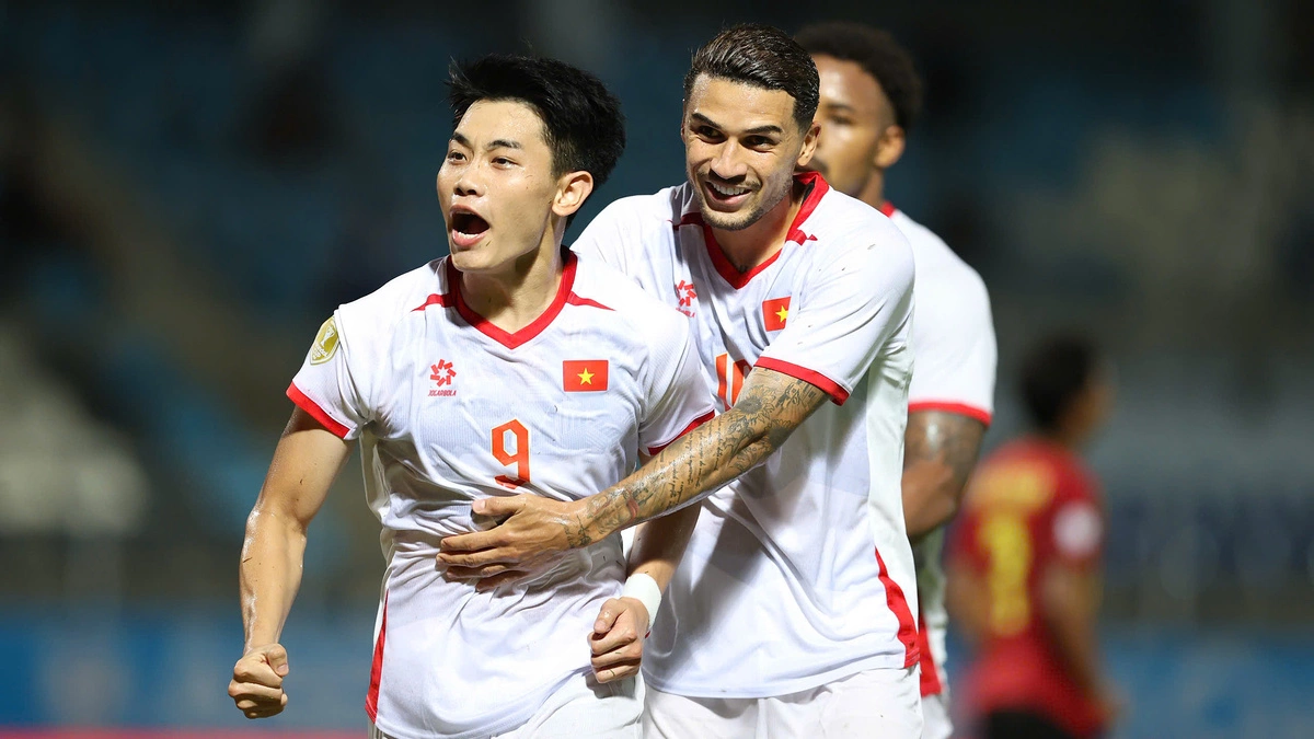 Đình Bắc lập hat-trick, Việt Nam thắng 7-0 trận ra quân ASEAN Cup