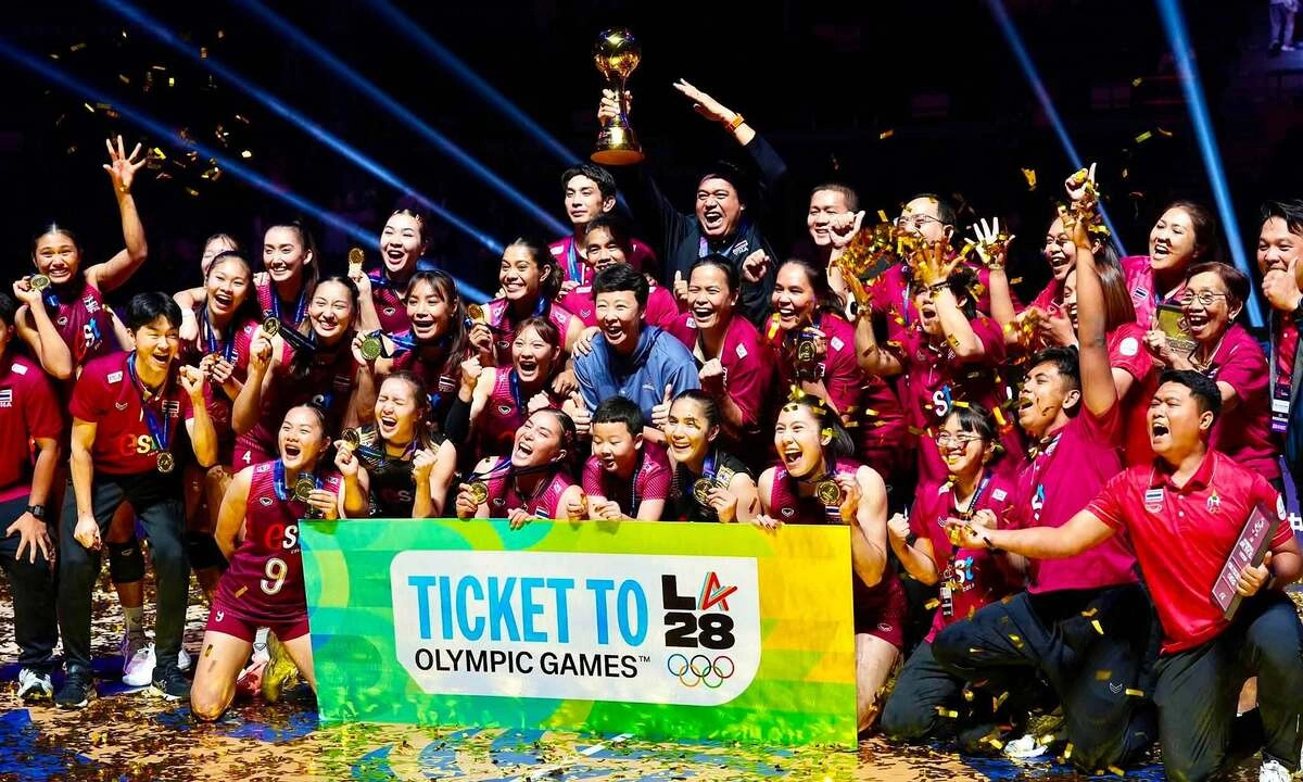 Bóng chuyền nữ Thái Lan vô địch châu Á để lần đầu dự Olympic