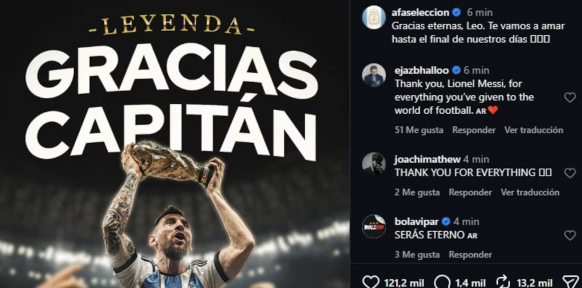 Thế giới bóng đá tri ân Messi