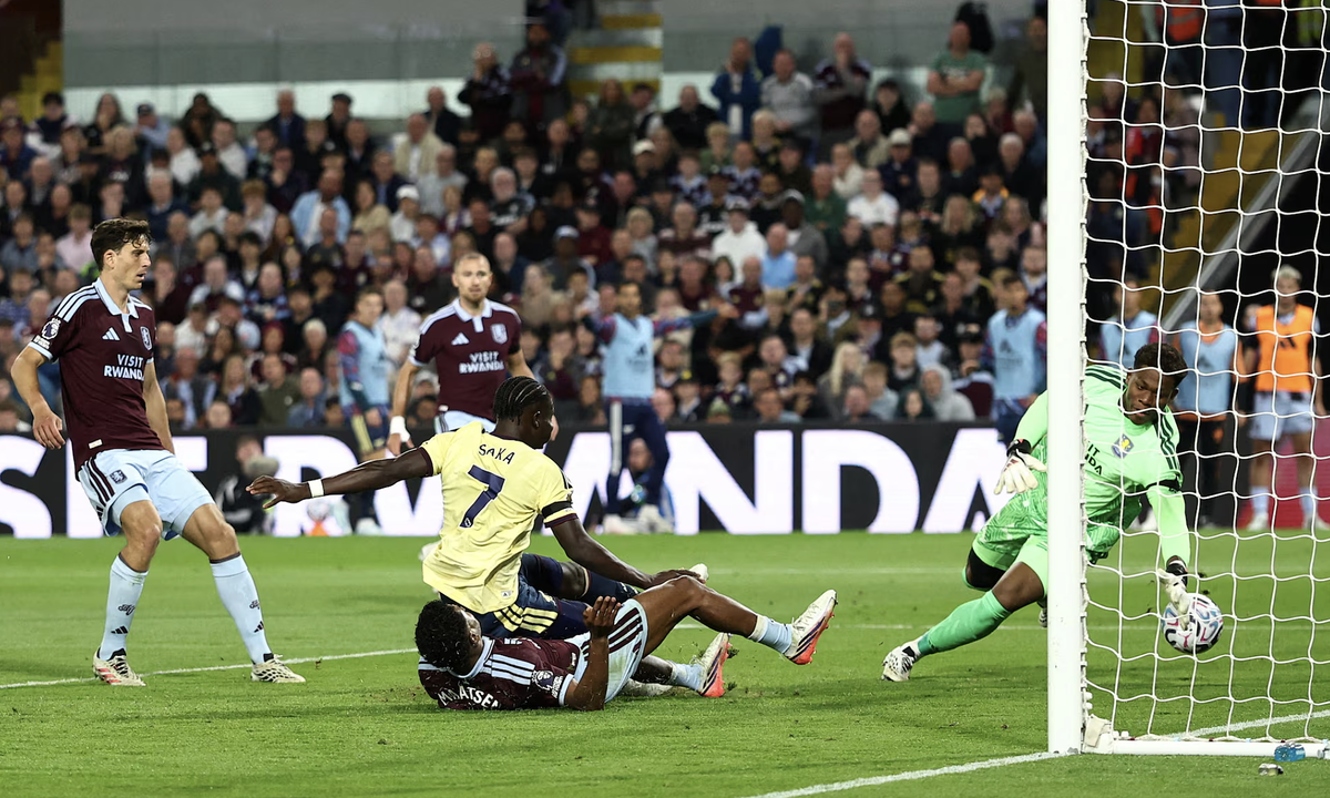 Arsenal thắng nhọc Aston Villa