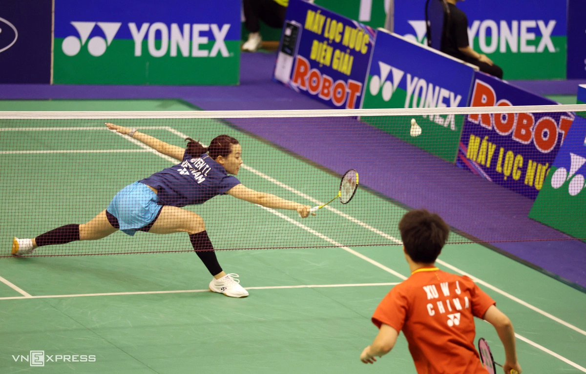 Thùy Linh bị loại ngay vòng đầu Vietnam Open 2026