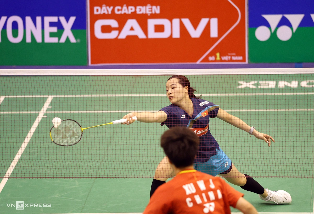 Thùy Linh bị loại ngay vòng đầu Vietnam Open 2026