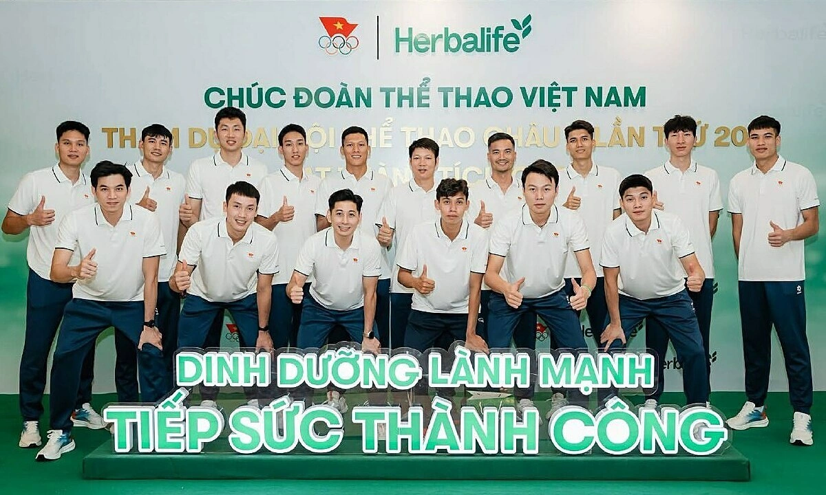 Herbalife tiếp sức thể thao Việt Nam tại đấu trường châu lục