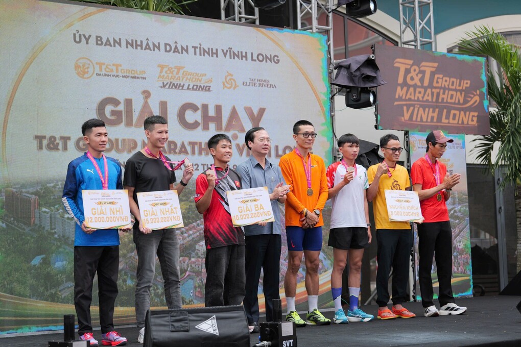 Hơn 5.000 runner tranh tài tại T&T Group Marathon Vĩnh Long