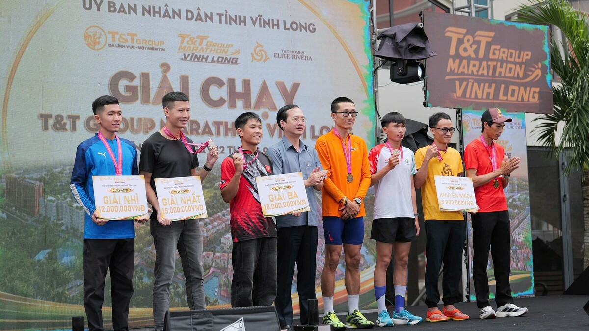Hơn 5.000 runner tranh tài tại T&T Group Marathon Vĩnh Long