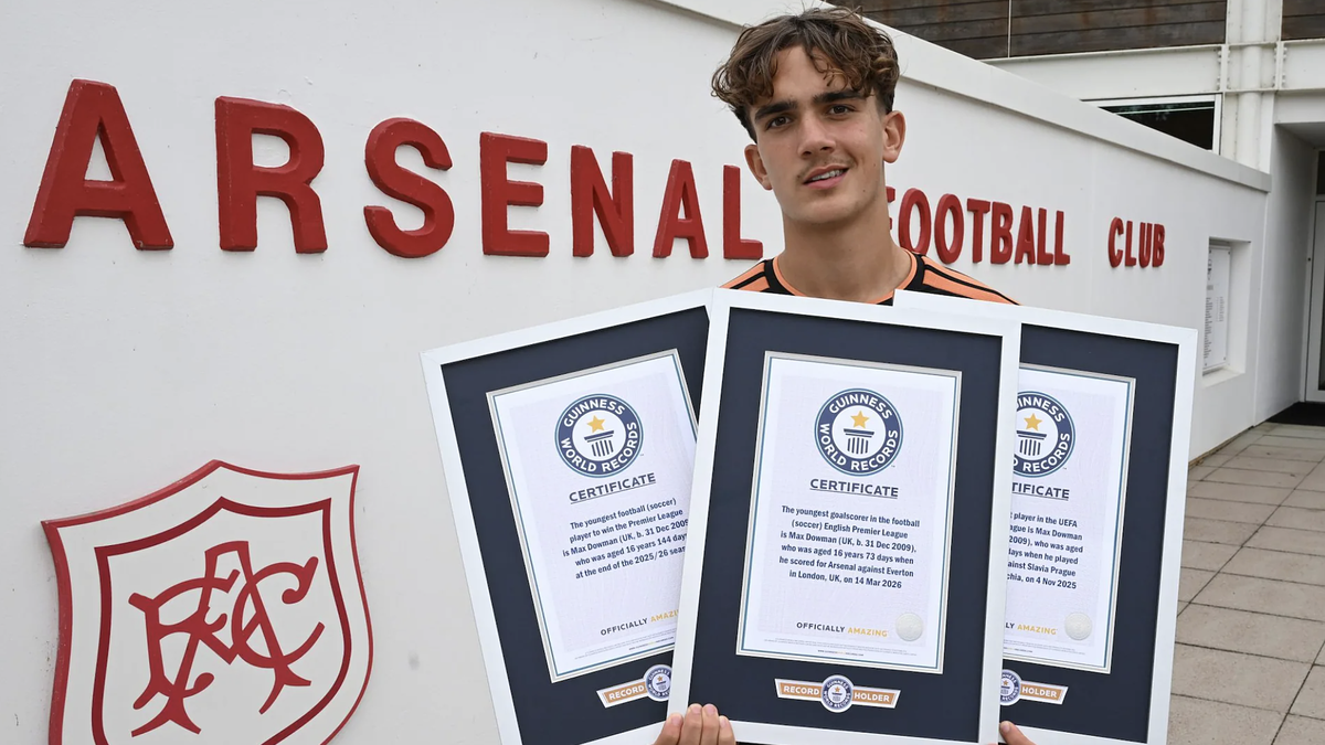 Max Dowman, il talento dell'Arsenal, conquista tre record